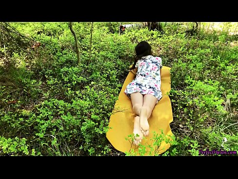 ❤️ 陌生人在Tinder上自慰我的阴部，并在树林里热情地做爱 ️❌ 自制毛片 ❌️